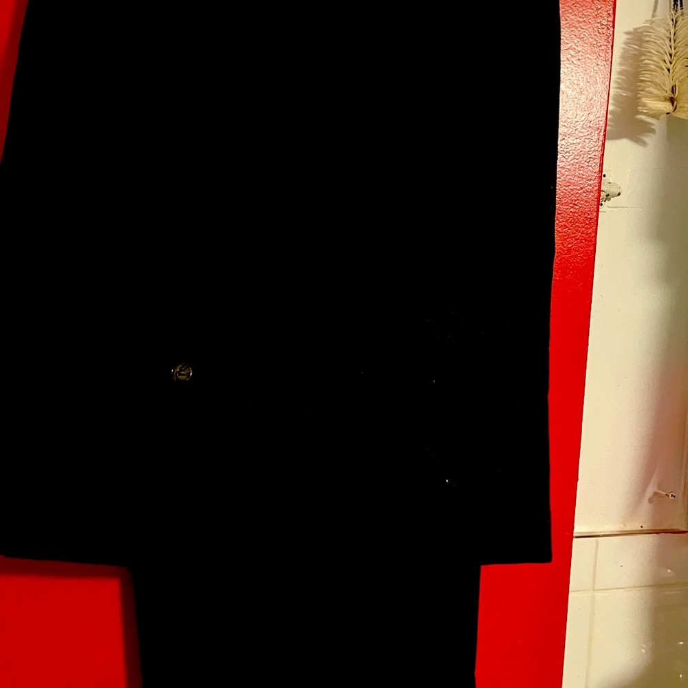 Joseph Aboud Men’s Suit. 46L.  Black with very fine stripes - Classy